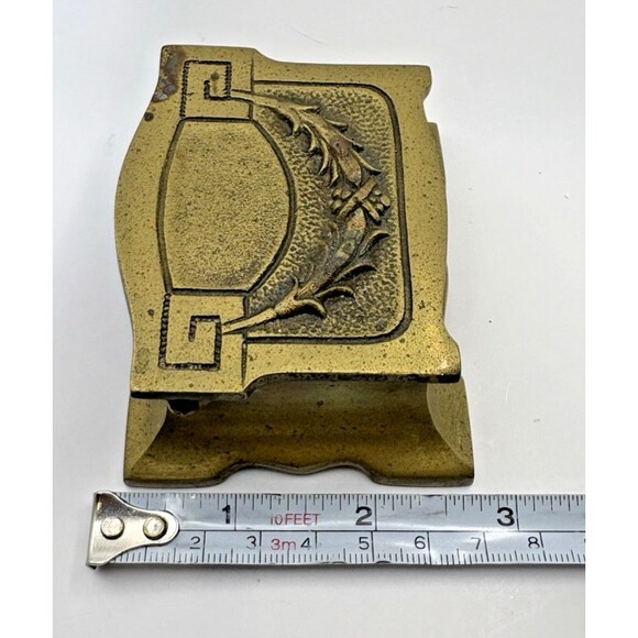 Vintage Art Nouveau Bronze Stamp Box - Picture 13 of 15